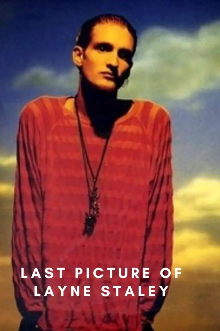 What is the Last Picture of Layne Staley?