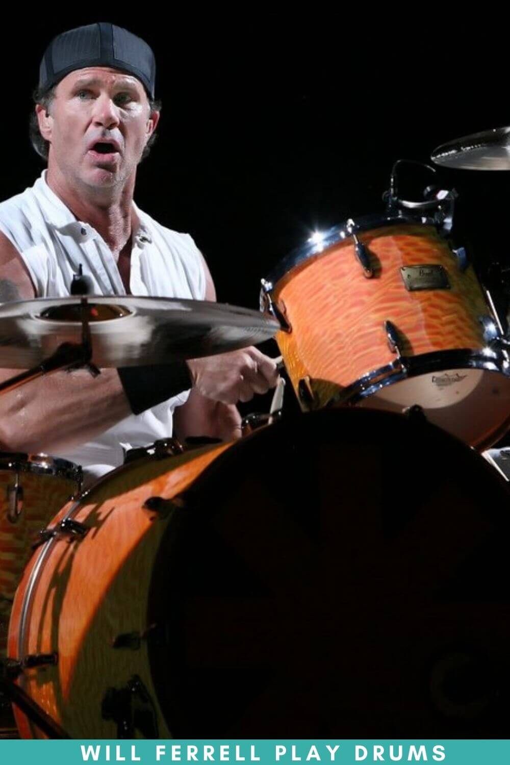 What instruments does Can Will Ferrell play Drums?