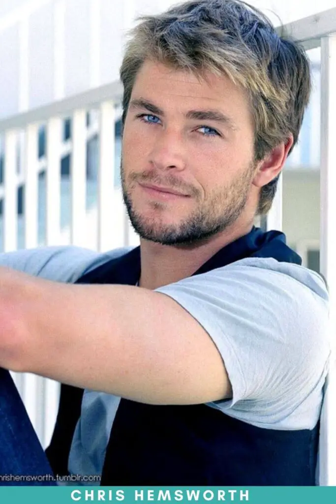 does chris hemsworth have two different colored eyes