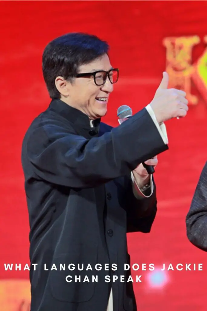 What Languages Does Jackie Chan Speak