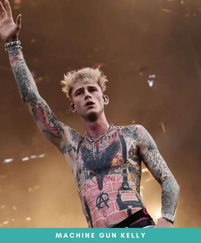 Machine Gun Kelly Has Over 80 Tattoos