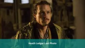 Heath Ledger Last Photo